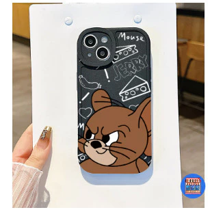 COD-ในไทย เคสสำหรับไอโฟน11 เคสซิลิโคน เคสการ์ตูนน่ารัก ลูกแมวและหนู For IPhone 11 XR 7 8 Plus 15 14 13 12 Pro MAX X XS
