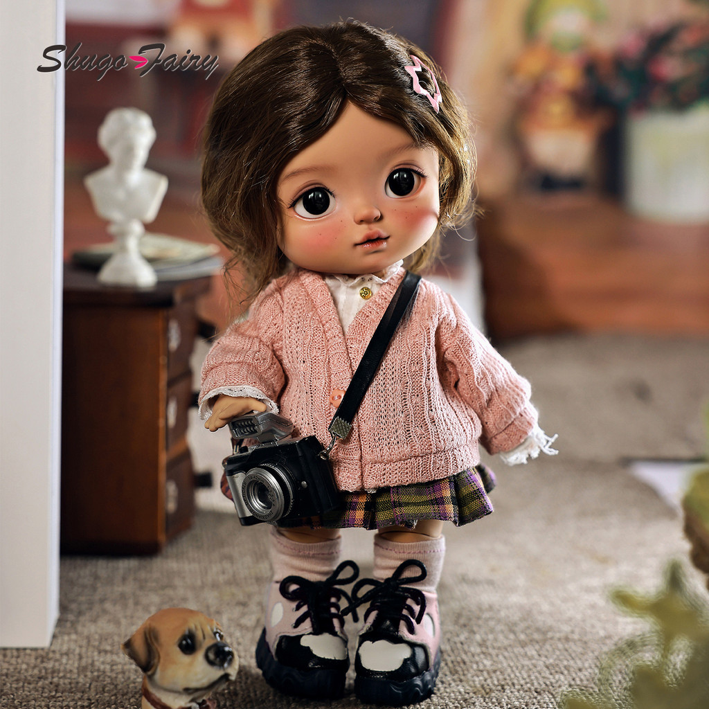 Shugafairy Plums 1/6 BJD ตุ๊กตาหัว Thessa Body ฤดูใบไม้ร่วงอเมริกันโรงเรียนสไตล์ Joint Body ของเล่นเด็กหญิงตุ๊กตา BJD