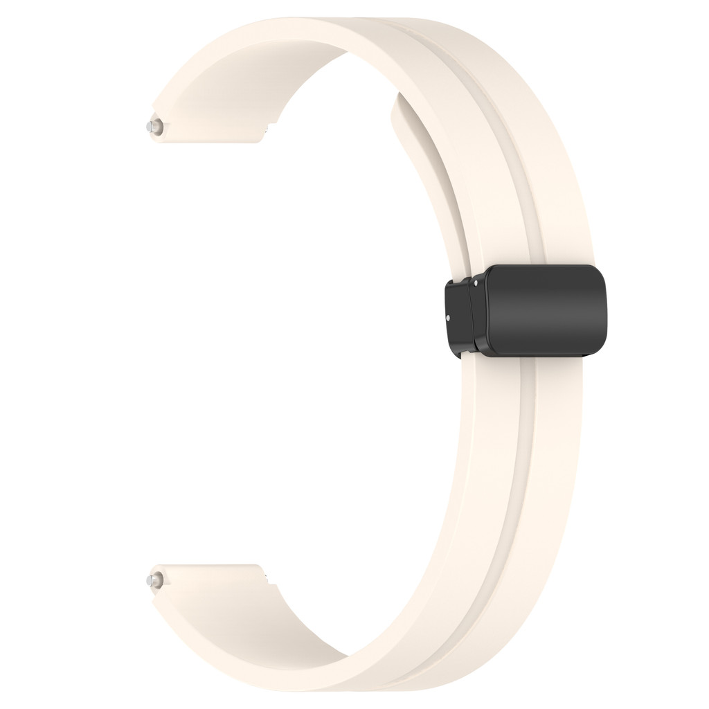 สําหรับ Samsung Galaxy Fit 3 สายซิลิโคน + เคส 2in1 ฝาครอบเปลือกหัวเข็มขัดพับหัวเข็มขัดแม่เหล็ก Band