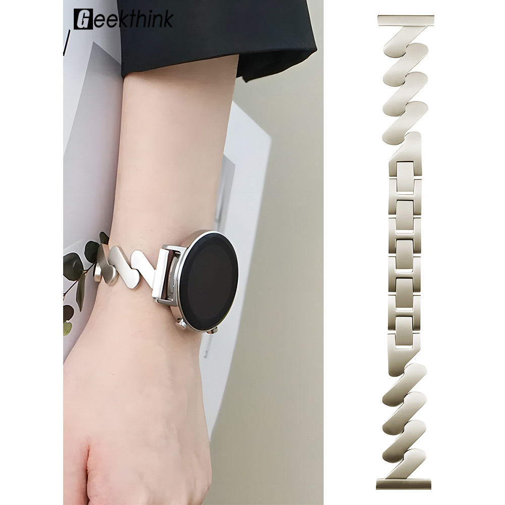 Starlight สายสแตนเลสสตีล สําหรับนาฬิกา Huawei GT5 GT4 41/46 มม. รุ่น GT 4 3 2e เปลี่ยนสร้อยข้อมือ Watchband อุปกรณ์เสริม 18/20/22 มม.