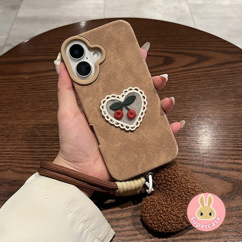 เชอร์รี่เคสโทรศัพท์สําหรับ Xiaomi 15 Pro 14 Pro 13 Pro Redmi K80 Pro K80 Ultra น่ารักสายคล้องฤดูใบไม