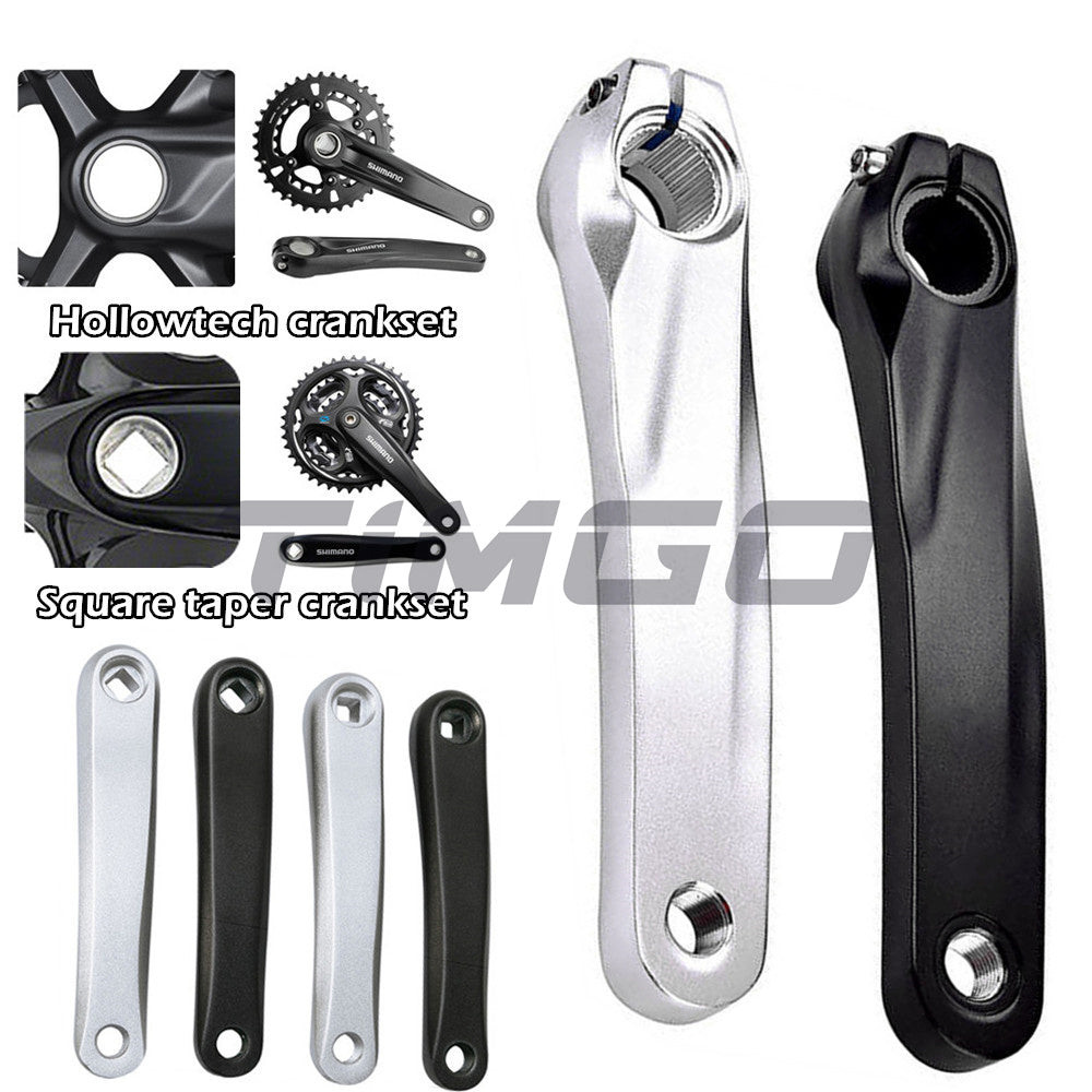Mtb จักรยานเสือหมอบสแควร์ Tpaer/Hollowtech Crankset แขนซ้ายเปลี่ยนซ้าย Crank Arm อลูมิเนียม 170 มม.สําหรับ Shimano
