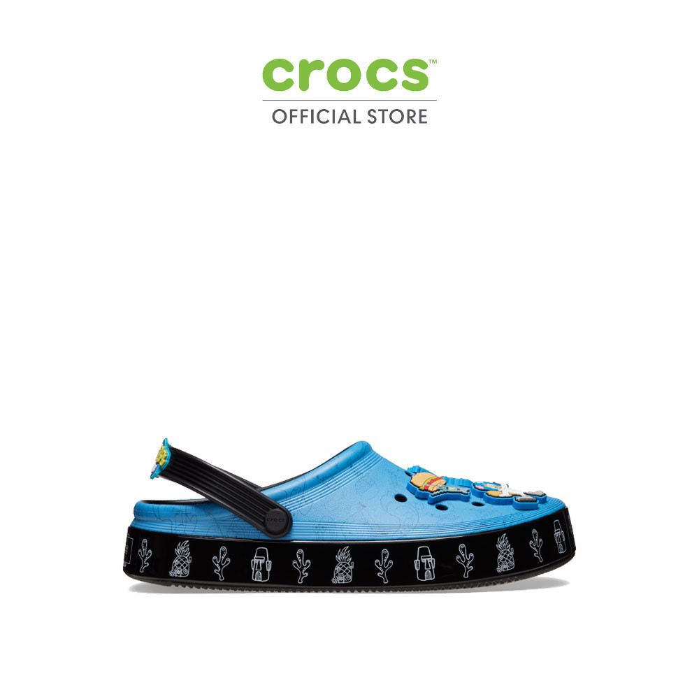 CROCS รองเท้าลำลองเด็ก OFF COURT SPONGEBOB MULTI CLOG รุ่น 209823001 - BLACK