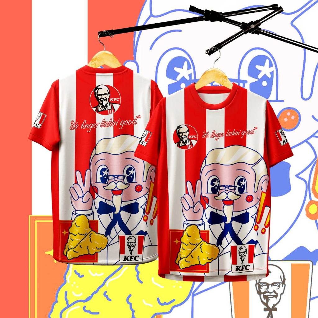 เสื้อกีฬา ลาย เคเอฟซี 066