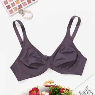 Parifairy ผู้หญิง Plus ขนาด Bra ลวด Unlined บาง Breathable ช…