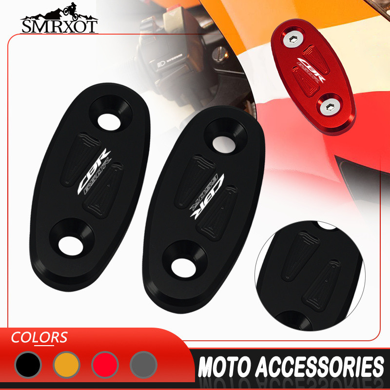 รถจักรยานยนต์ CNC กระจกกระจกฝาครอบ Driven กระจกกําจัดสําหรับ CBR650R CBR650F CBR250R CBR300R CBR500R