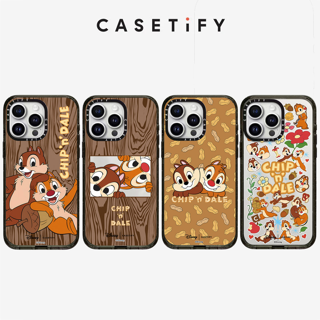การ์ตูน Happy Chipmunks อะคริลิค Anti fall เคสโทรศัพท์สําหรับ IPhone 16 ProMax 16Pro 15 ProMax 15 16 14 13 12 11 Pro Max กรณีเต็มแพ็คเกจดูดซับแรงกระแทก frosted hard ฝาหลัง