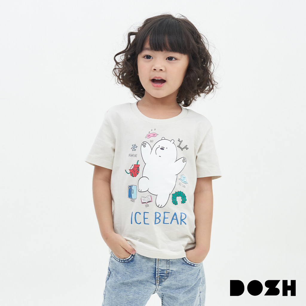 DOSH KID'S T-SHIRTS WE BARE BEARS เสื้อยืดคอกลมเด็ก DBBBT5039-LG1