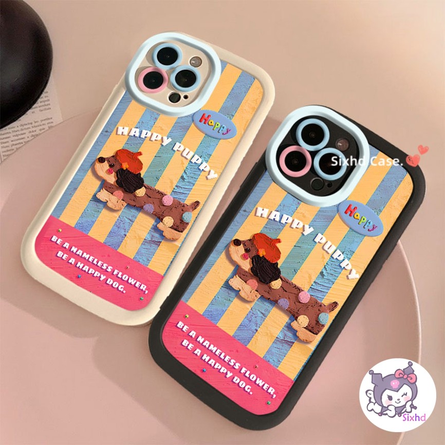 สําหรับrealme C11 2021 หมายเหตุ 50 60 C53 C63 C55 C30 C35 C25 C25s C15 C12 C65 C67 C33 C30 9i 8i 5i 5s C3 Narzo 50A 50i Primeฝาครอบโทรศัพท์ซิลิคอนลายลูกสุนัข