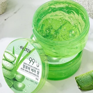 GlowMart เจลว่านหางจระเข้ Aloe Vera 99% 300ml ปราศจากแอลกอฮอล์และน้ำหอมเหมาะสำหรับผิวแพ้ง่ายเป็นพิเศษ