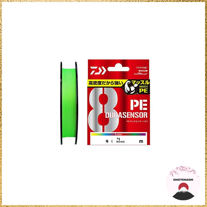 DAIWA PE Line UVF PE Durascensor X8 + Si2 1.5号 300m Lime Green