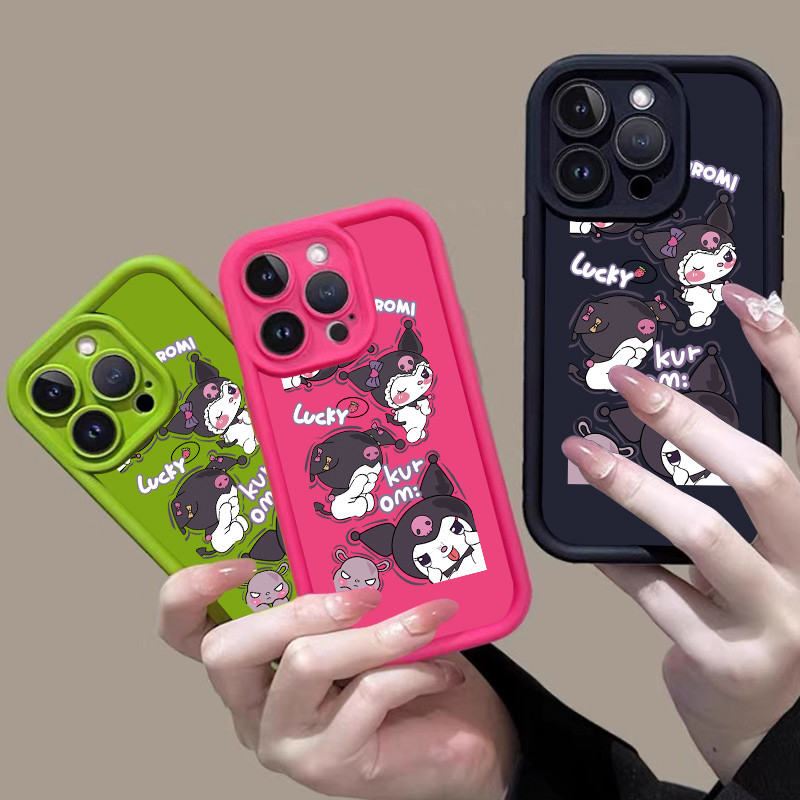 SAMSUNG เคสsamsung A16 A15 5G A14 A24 A25 A23 A13 5G A12 M12 A11 M11 A21S A22 5G M22 4G A31 A51 A71 4G Y74Yฝาครอบเคสโทรศัพท์หรูหราCuromiเคสโทรศัพท์หรูหราCandyสีMacaronเคสโทรศัพท์หรูหราCandy