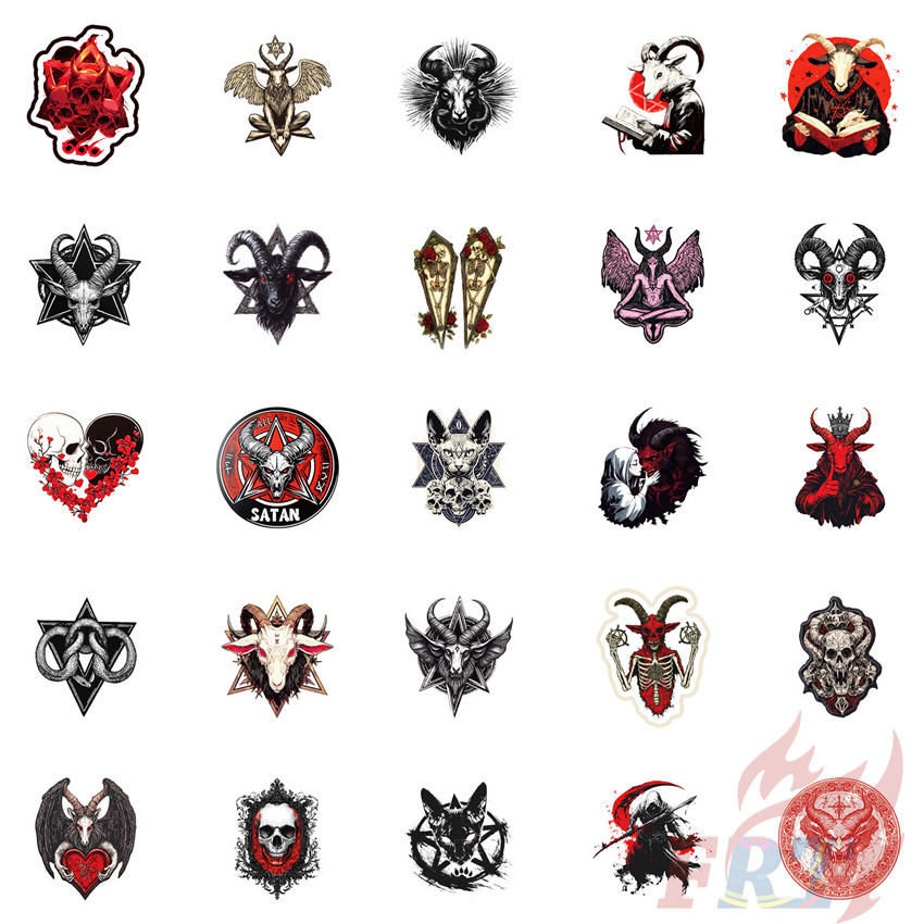 ❉ สติ๊กเกอร์ ชุดซาตานอสูร 01 ❉ 50 ชิ้น/เซ็ต DIY แฟชั่นสติ๊กเกอร์ Doodle กันน้ํา