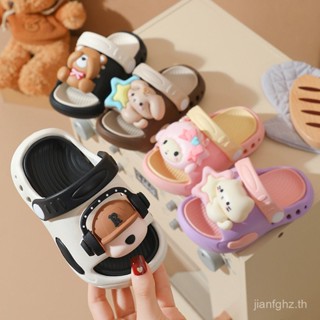 รองเท้าแตะสำหรับเด็กใส่ในบ้านและรองเท้าแตะรองเท้าพื้นนิ่มลาย…