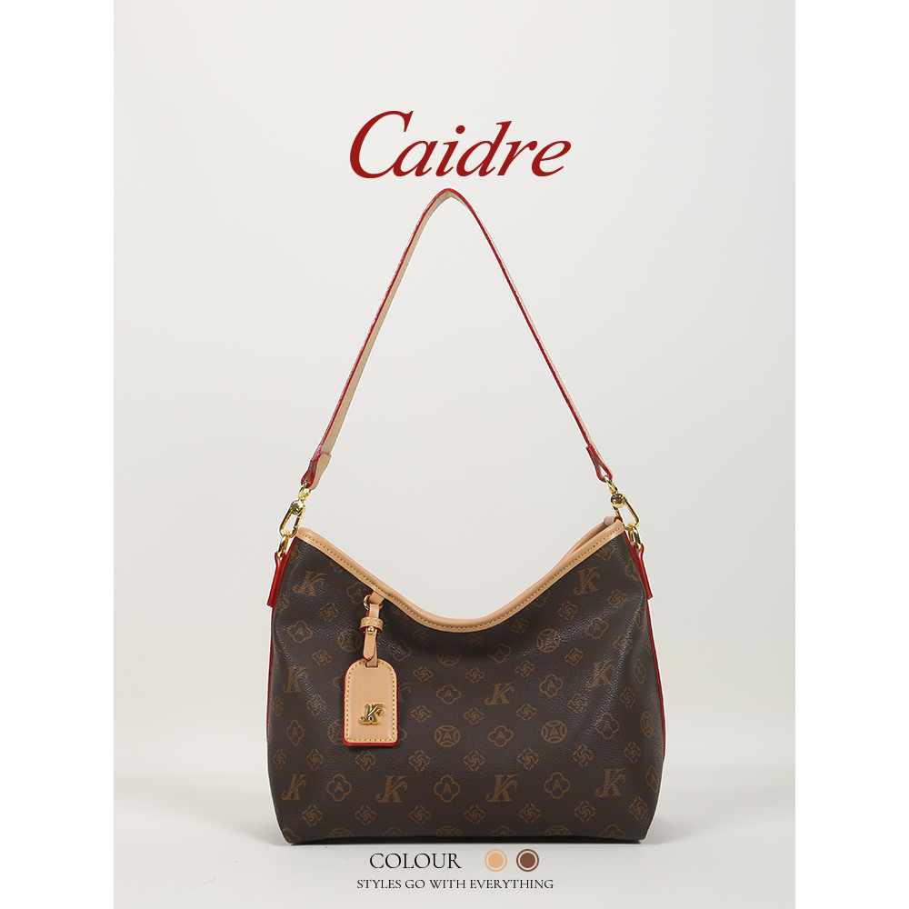 Caidre กระเป๋าโท้ทพร็อพความจุขนาดใหญ่กระเป๋าสะพายไหล่ผู้หญิงกระเป๋าสะพายข้าง