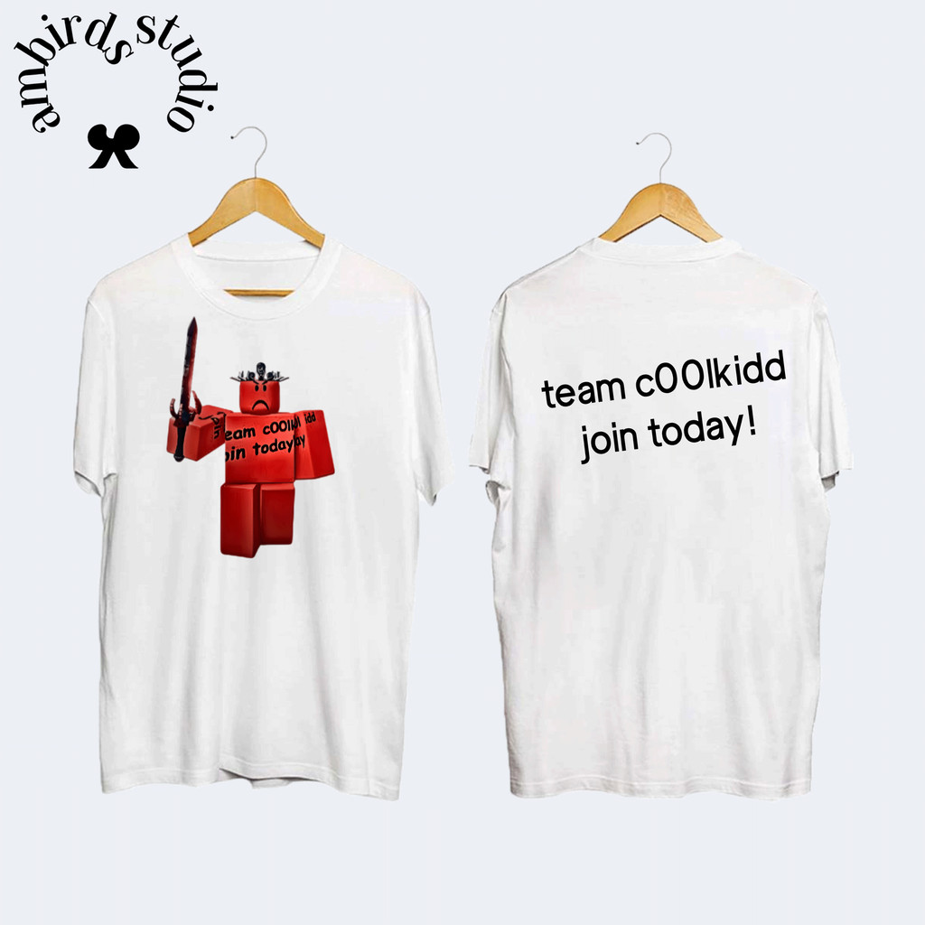 Ambirds & ใหม่ ! เสื้อทีม c00lkidd เข้าร่วมวันนี้ เสื้อ Roblox S-5XL/100-150#14