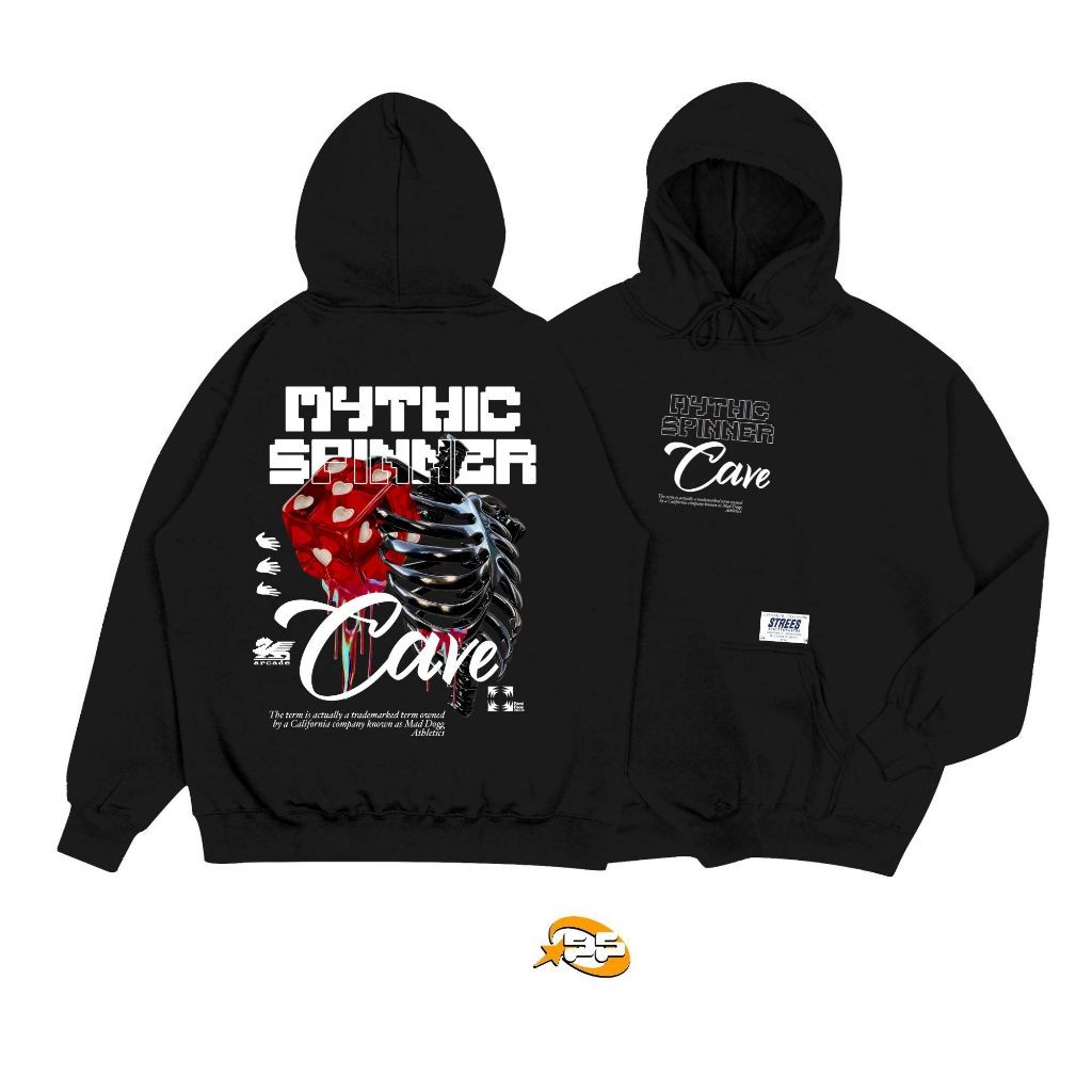 Mythic StreetSweater Hoodie Made from Soft, Cool Fleece Fabric, Size M-XXL