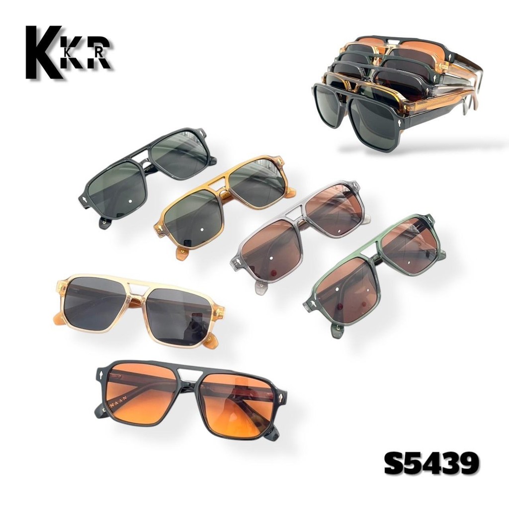 Canaan แว่นกันแดด S5439 ทรงนักบิน กันแสงUV400 วัสดุแข็งแรงใช้งานระยะยาวได้ดี มีบริการเก็บปลายทาง