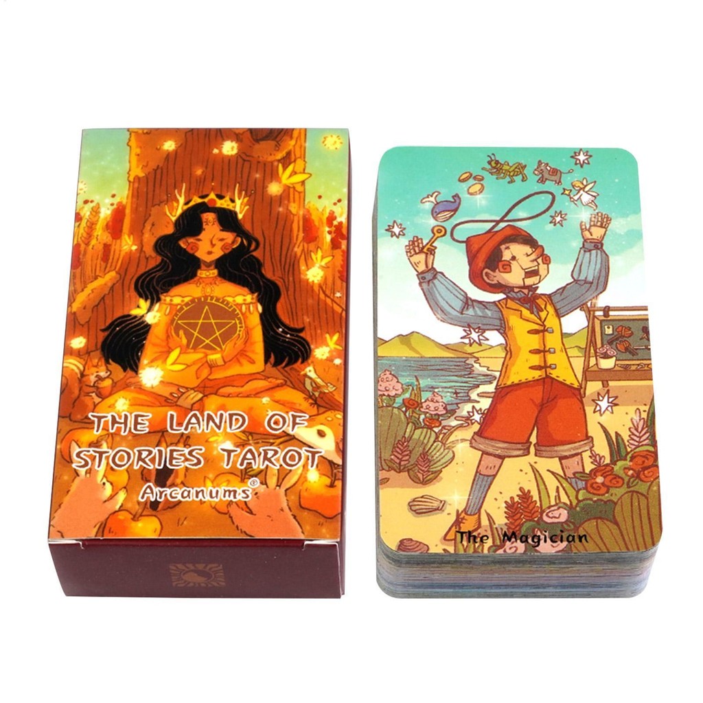 78 การ์ด Land of Stories Tarot เวอร์ชันภาษาอังกฤษ Oracle Decks Tarot เกมกระดานสําหรับนักมายากล qiazh