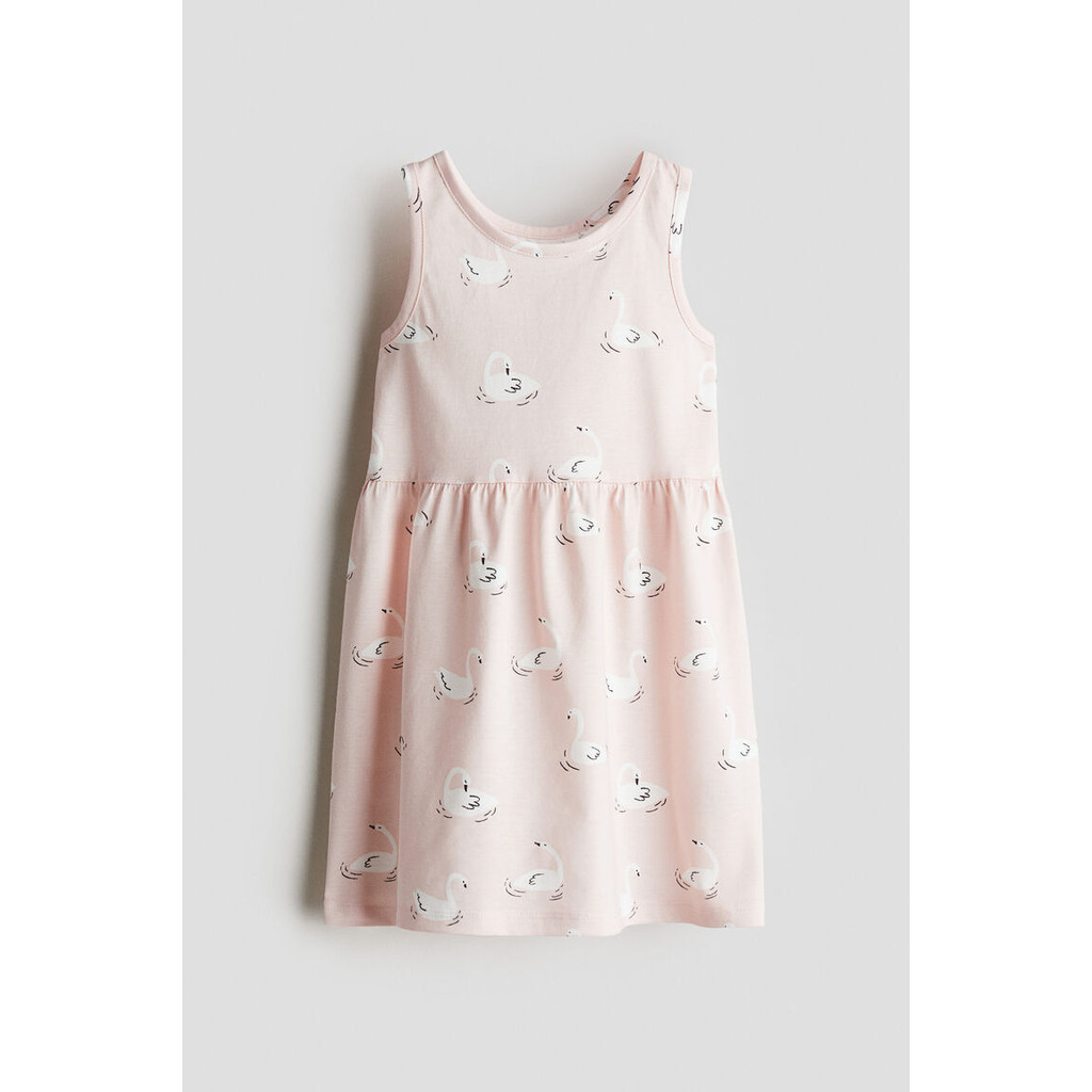H&M(เอชแอนด์เอ็ม) ชุดเดรสผ้าฝ้ายลายพิมพ์ เด็กผู้หญิง 1157735_23