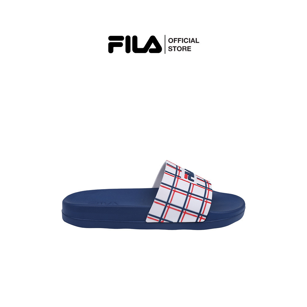 FILA รองเท้าแตะผู้ชาย CHECKERED รุ่น SDS241001M - สีน้ำเงิน