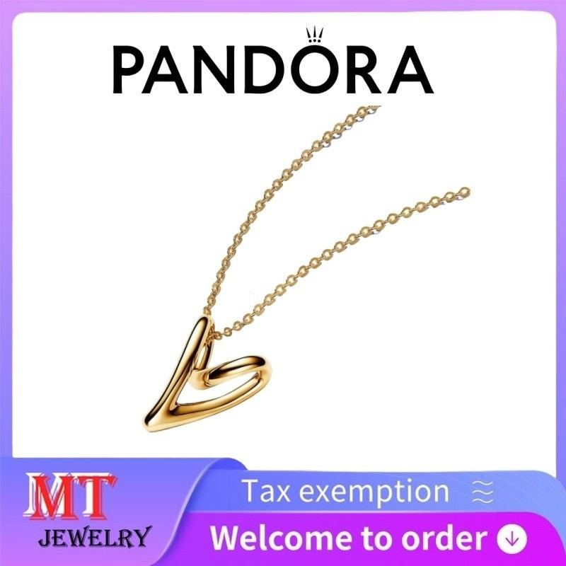 สร้อยคอหัวใจสไตล์ Pandora เพศหญิง จากเงินสเตอร์ลิง S925 หมายเลข 363272C00-70 CAKA