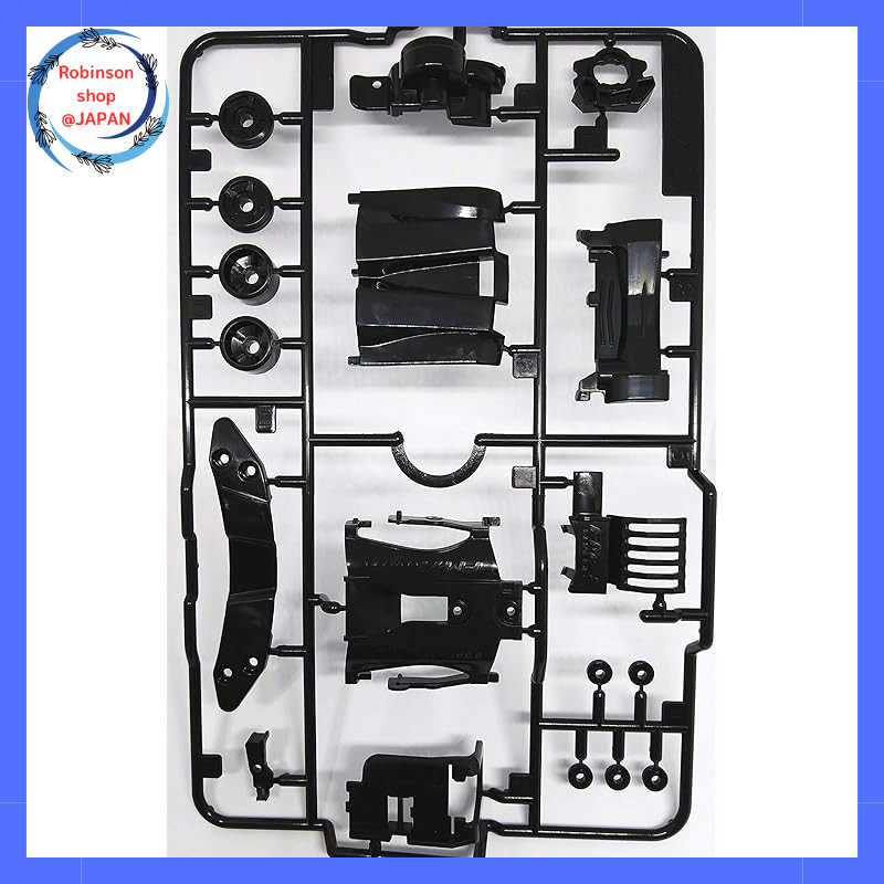 FM-A chassis A parts, black, Mini 4WD custom parts, comes with original sticker from C_ZONE shop.