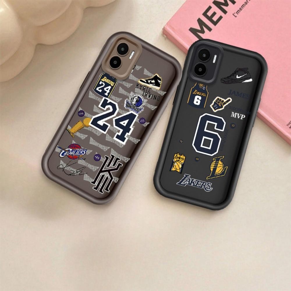 ปลอกสําหรับใช้งานร่วมกับ Redmi A1 4G Redmi A2 4G NO.24 JERSEY NO.6 JERSEY ฝาครอบซิลิโคนกันกระแทก TPU