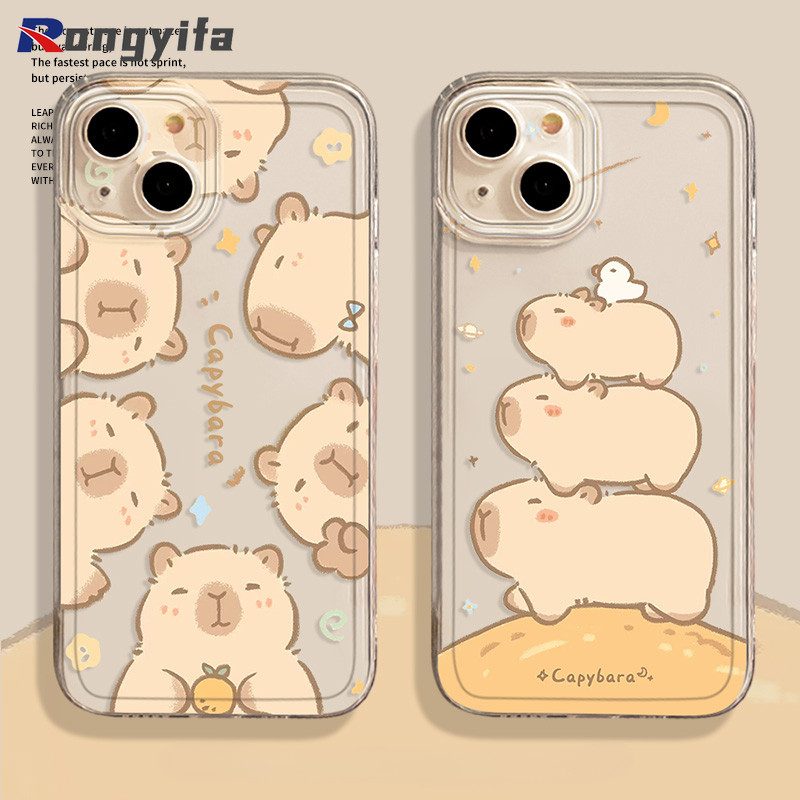 การ์ตูน Capybara เคสโทรศัพท์สําหรับ Xiaomi Redmi A5 A4 5G A3X A3 A2 A1 Plus Turbo 4 3 Y3 Y2 Y1 Mi 6X