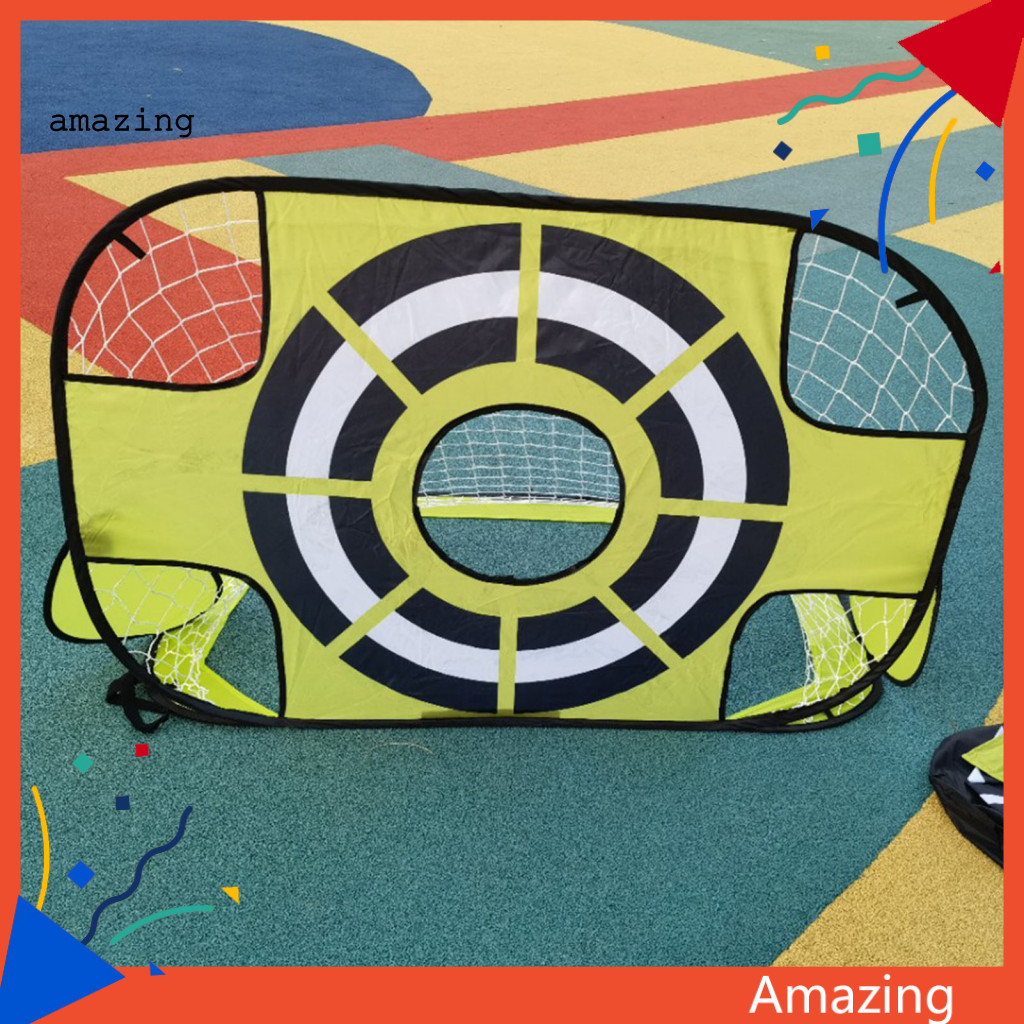 [AM] Grass Green Soccer Goal Net Kids Training Supply เกมฟุตบอลพับได้ Goal Net พับได้
