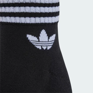adidas ไลฟ์สไตล์ ถุงเท้าหุ้มข้อ 3-Stripes (3 คู่) Unisex สีดำ JV7436