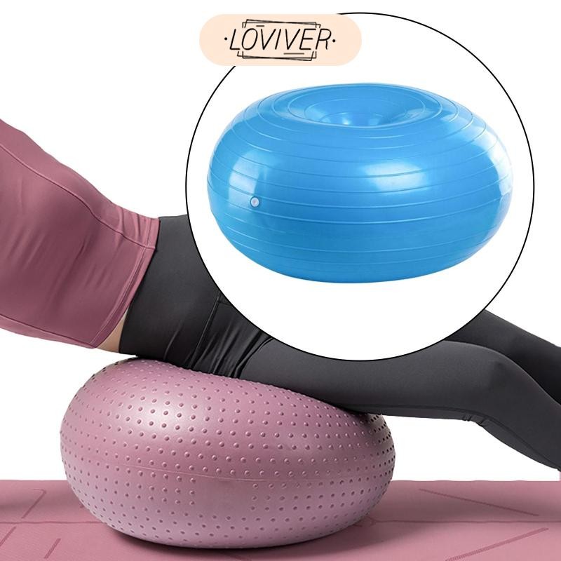 1 Ball Stability การออกกําลังกายหนา Inflatable Aid Ball พิลาทิส Donut Balance สําหรับออกกําลังกายยิมนาสติก Gym ห้องเรียน Home