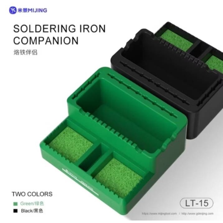 ฐานวางหัวแร้งบัดกรีแบบ 2-in-1 สำหรับช่างซ่อมอุปกรณ์อิเล็กทรอนิกส์ Mijing รุ่น LT-15