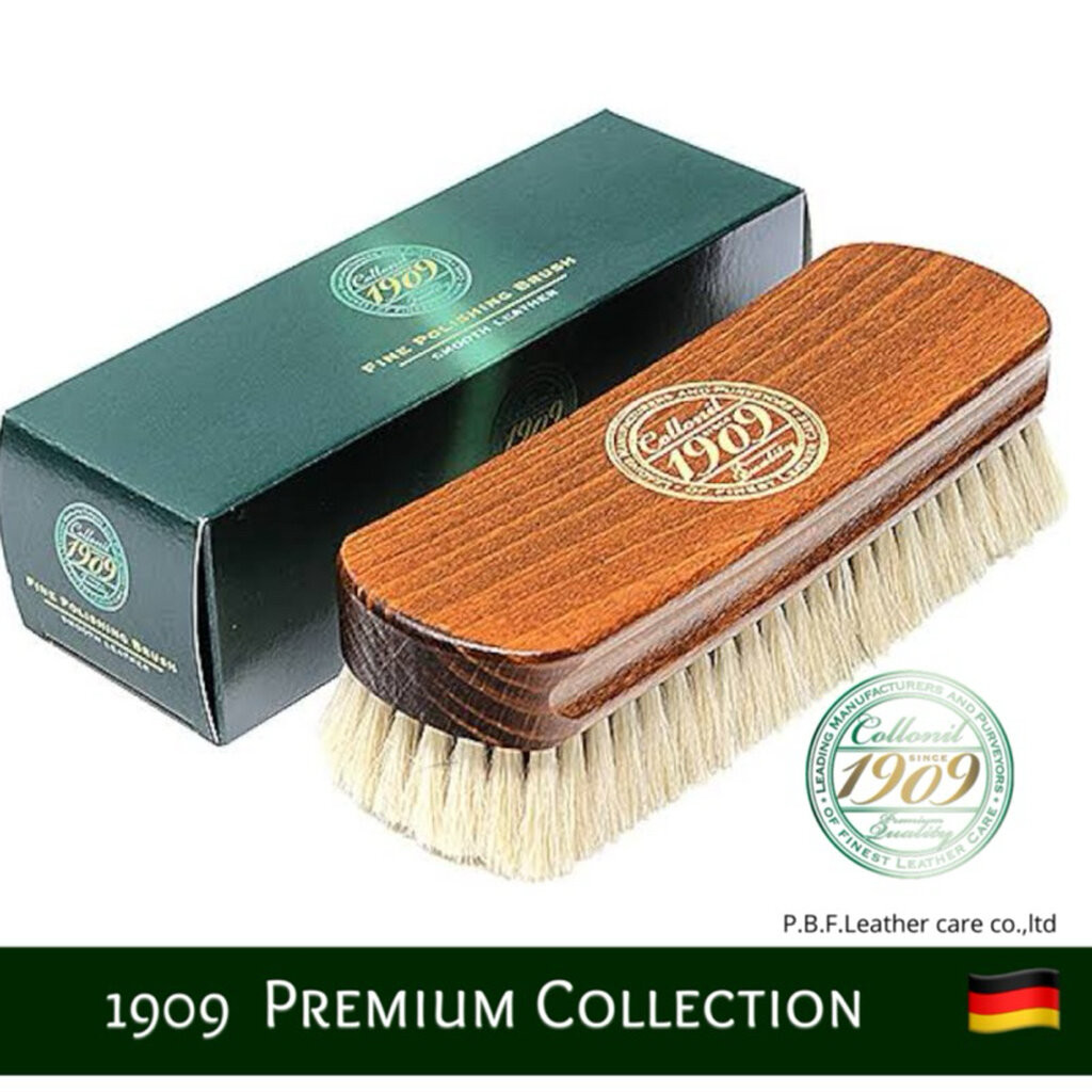 COLLONIL 1909 Fine Polishing Brush แปรงขนแพะใช้ทำความสะอาดหนังพรีเมียม