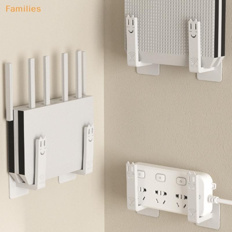 Families> ขายร้อนอเนกประสงค์ติดผนัง Router & Set-Top Box Holder - No-Drilling Multi-Purpose Storage Shelf พร้อมตะขอที่ใช้งานได้จริงได้ดี