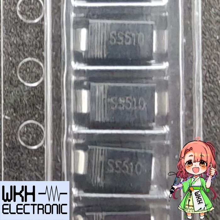 เครื่องมือชิ้นส่วน SS510 SS 510 100V 5A SMD DIODE SCHOTTKY BARRIER RECTIFIER SMT