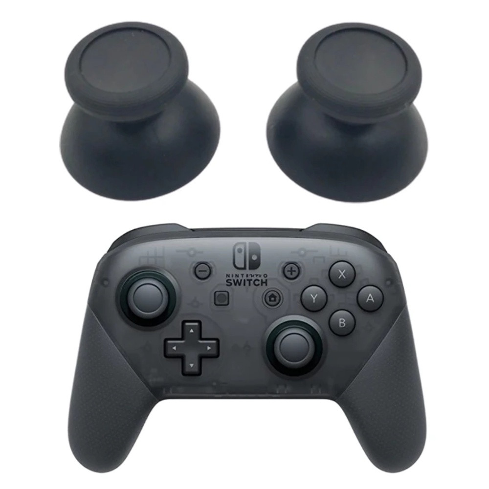 2 ชิ้นสําหรับ Nintendo Switch Pro Controller จอยสติ๊กอะไหล่ Thumbstick Analog Joy stick