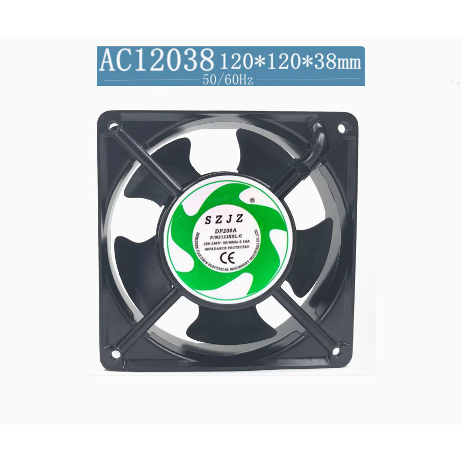 SJJZ DP200A 2123XSL 220-240v 0.14A 12038 พัดลมระบายความร้อนตู้ 2 สาย