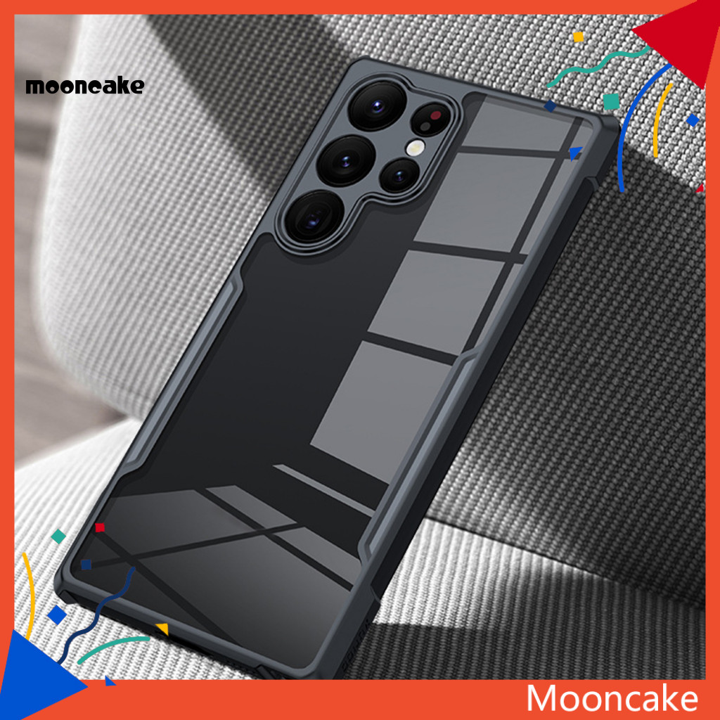 ขนมไหว้พระจันทร์| สีดําโทรศัพท์ฝาหลัง Dirt-proof โทรศัพท์เกราะป้องกัน 360 องศาสําหรับ S23 Ultra/S23/