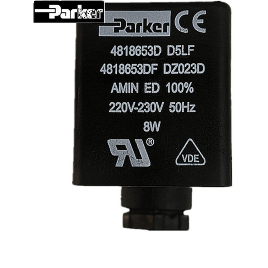 ปาร์กเกอร์ 4818653D AC220V 8W คอยล์โซลินอยด์วาล์ว