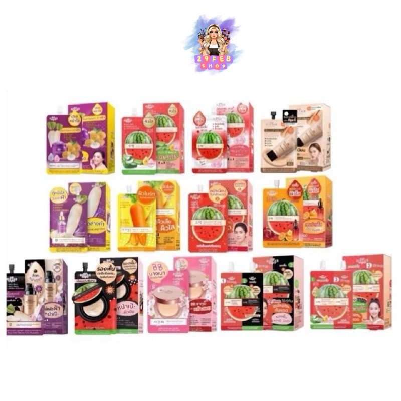 (6ซอง/กล่อง) Sistar ซิสต้าร์ EE Cream / Serum / Foundation / Sakura BB / Body Lotion / Soothing Gel ❤️