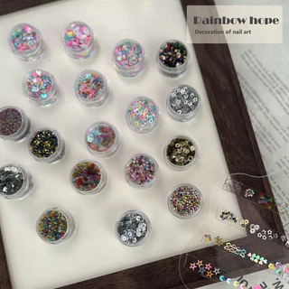 Ins Style Niche Style Unique Nails Material Beaded Nail Accessories Dopamine Color Wear Nail Mix Material