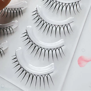 Natural Cross 5 คู่ขนตาปลอม Lash Extension U-รูปหนาแน่นการ์ตูน Eye Reusable เกาหลีแต่งหน้าเครื่องสําอาง K-POP ความงาม