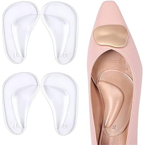 【Direct from Japan】ผู้สนับสนุน Arch สำหรับการดูดซับเท้าดูดซับแผ่นป้องกัน แต่เพียงผู้เดียวที่ยืนทำงานวิ่งบนภูเขายืนทำงานกีฬา unisex กึ่งโปร่งใส (ชุดของ 2)