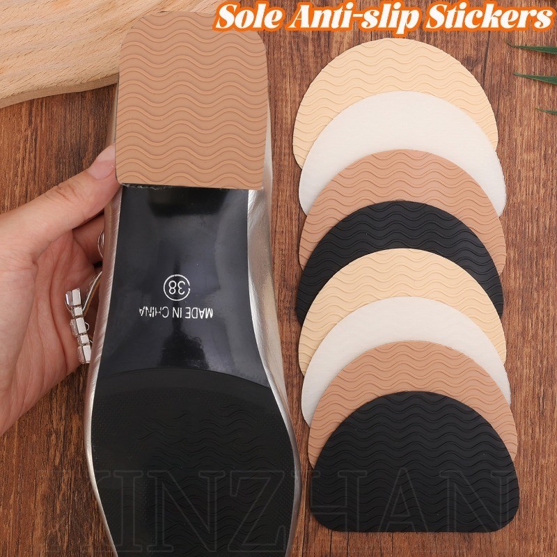 สติ๊กเกอร์กันลื่นลายคลื่น - สําหรับผู้หญิงรองเท้าผู้ชาย - อุปกรณ์รองเท้า - สติ๊กเกอร์ป้องกันพื้นรองเท้า - ตัดได้, ป้องกันการต
