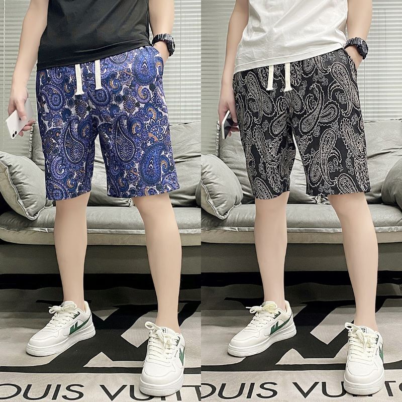 SH101 HOME กางเกงขาสั้นแฟชั่นน่ารัก สามารถสวมใส่ได้ทั้งชายหญิง ลวดลายสมัยใหม่ใส่สบาย QC-DK8015