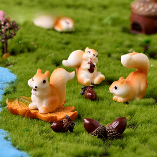 ใหม่กระรอกไมโครภูมิทัศน์พืชอวบน้ําตกแต่งพืชสวนถั่วต้นสนบ้านใ…