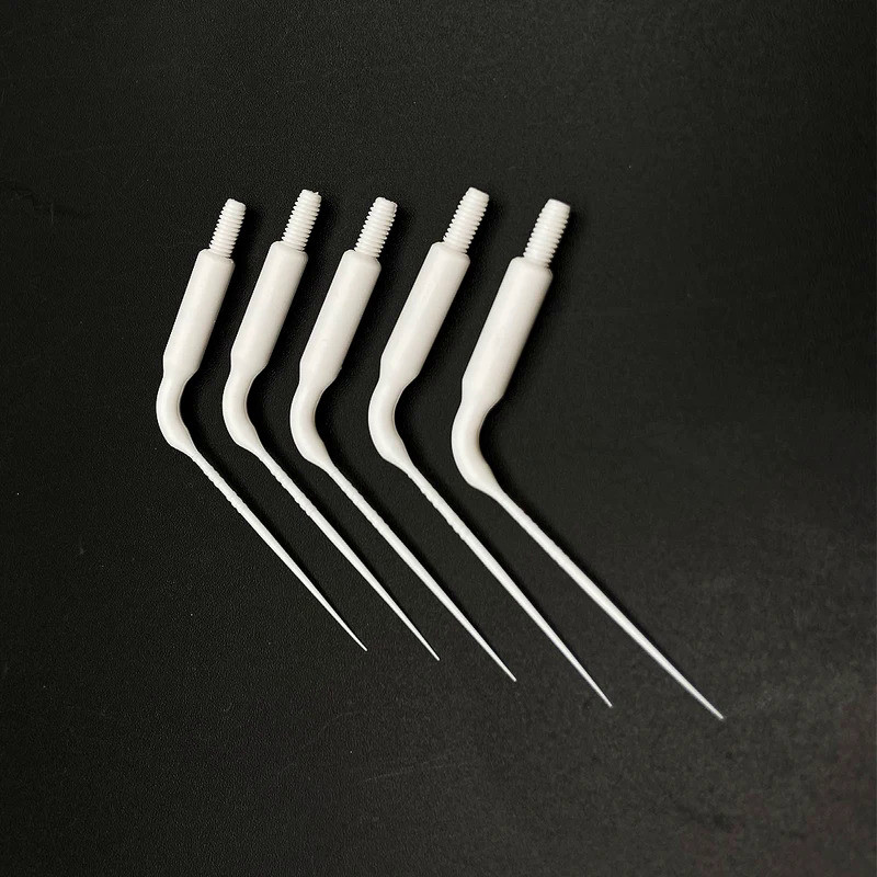 10Pcs Dental Plastic Sonic Powered Endo Irrigation Tips Fit For Dentistry Air Scaler Handpiece Irrig