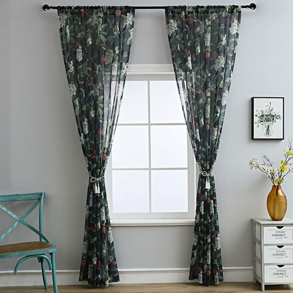 แนะนำ ผ้าม่าน ผ้าม่านลายดอกไม้ สไตล์หรูหรา ผลิตจากผ้าฝ้ายและผ้าลินิน ให้ความรู้สึกโรแมนติกและโปร่งแสง ราคาพิเศษ มีเก็บเงินปลายทาง