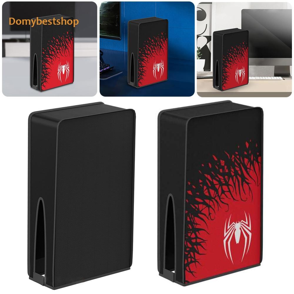 แนวตั้ง/แนวนอนป้องกันฝุ่นผ้า Oxford กันน้ําสําหรับ PS5 Slim Console [Domybestshop.th]